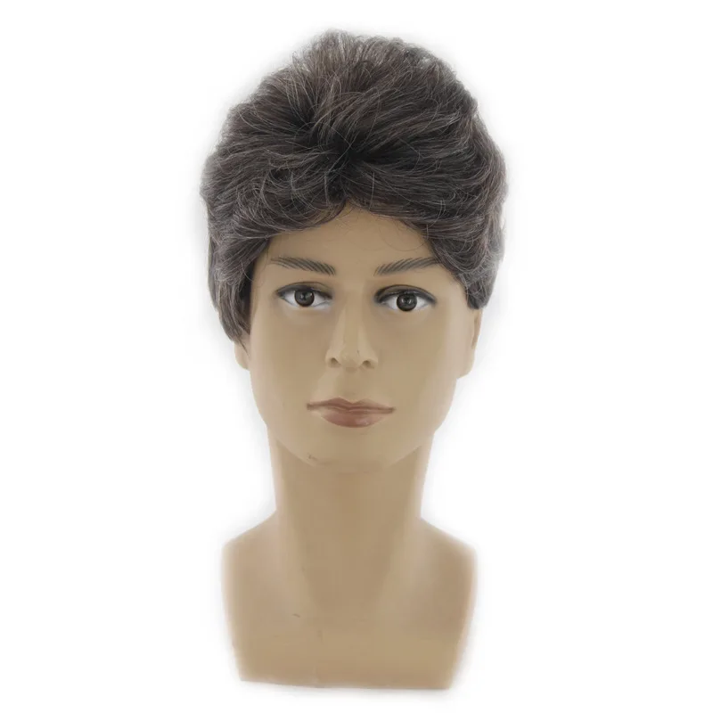 Synthetic Short Curly Wig for Men Natural Volume Layered Style Middle Age Breathable Rose Net Cosplay Party Daily Use
Synthetic Short Curly Wig for Men Natural Volume Layered Style Middle Age Breathable Rose Net Cosplay Party Daily Use