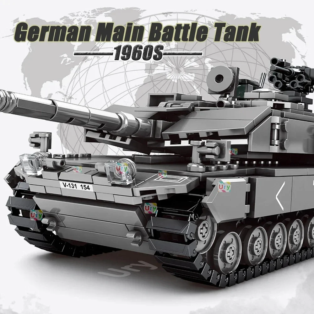 NEW Military MBT Army Main Battle Tank Challenger Leopard 2A7+ Soldiers Figures Building Blocks Set for Kids Children Toys Gifts
NEW Military MBT Army Main Battle Tank Challenger Leopard 2A7+ Soldiers Figures Building Blocks Set for Kids Children Toys Gifts