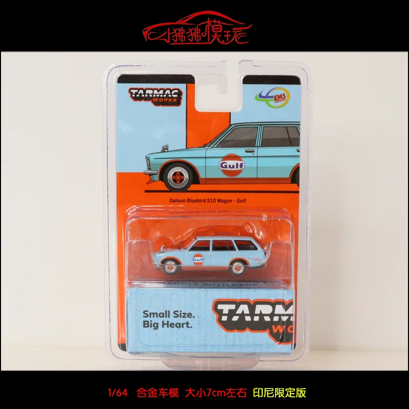 TW Tarmac Works 1:64 Datsun 510 Gulf Коллекция литых под давлением сплавов, декоративная модель автомобиля, игрушки 
TW Tarmac Works 1:64 Datsun 510 Gulf Коллекция литых под давлением сплавов, декоративная модель автомобиля, игрушки