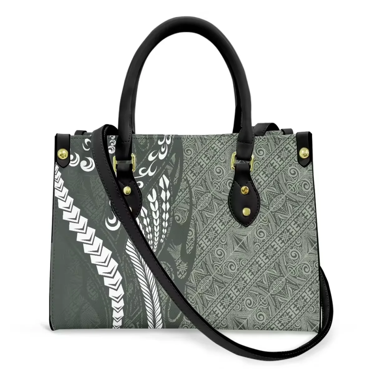 Hot Selling Custom Logo Samoan Polynesian Tribal Design Crossbody Bag PU Leather Handbags Waterproof Zipper Fashion Purse
Hot Selling Custom Logo Samoan Polynesian Tribal Design Crossbody Bag PU Leather Handbags Waterproof Zipper Fashion Purse