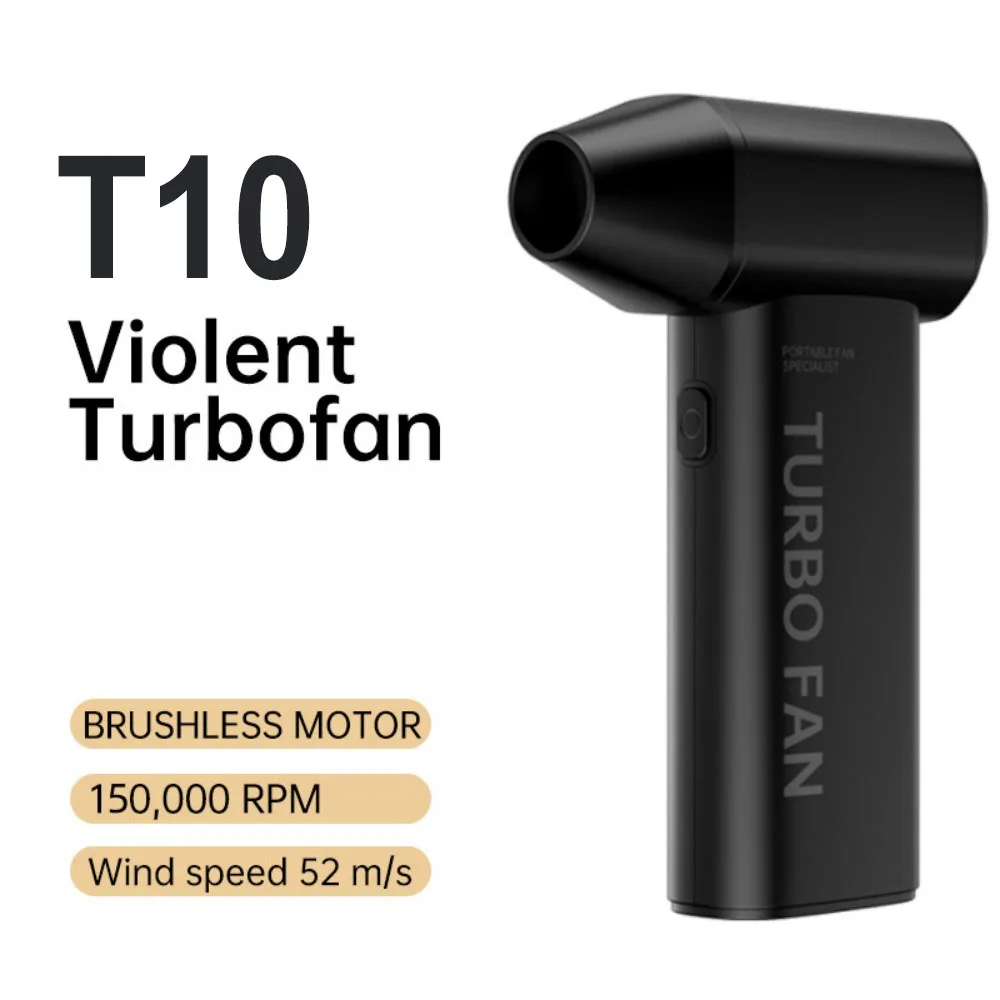T10 Violent Turbofan 150000RPM Electric Air Duster Turbo jet fan High-Speed Motor Air Blower Wind Speed 52M/S Turbo Jet Blower
T10 Violent Turbofan 150000RPM Electric Air Duster Turbo jet fan High-Speed Motor Air Blower Wind Speed 52M/S Turbo Jet Blower