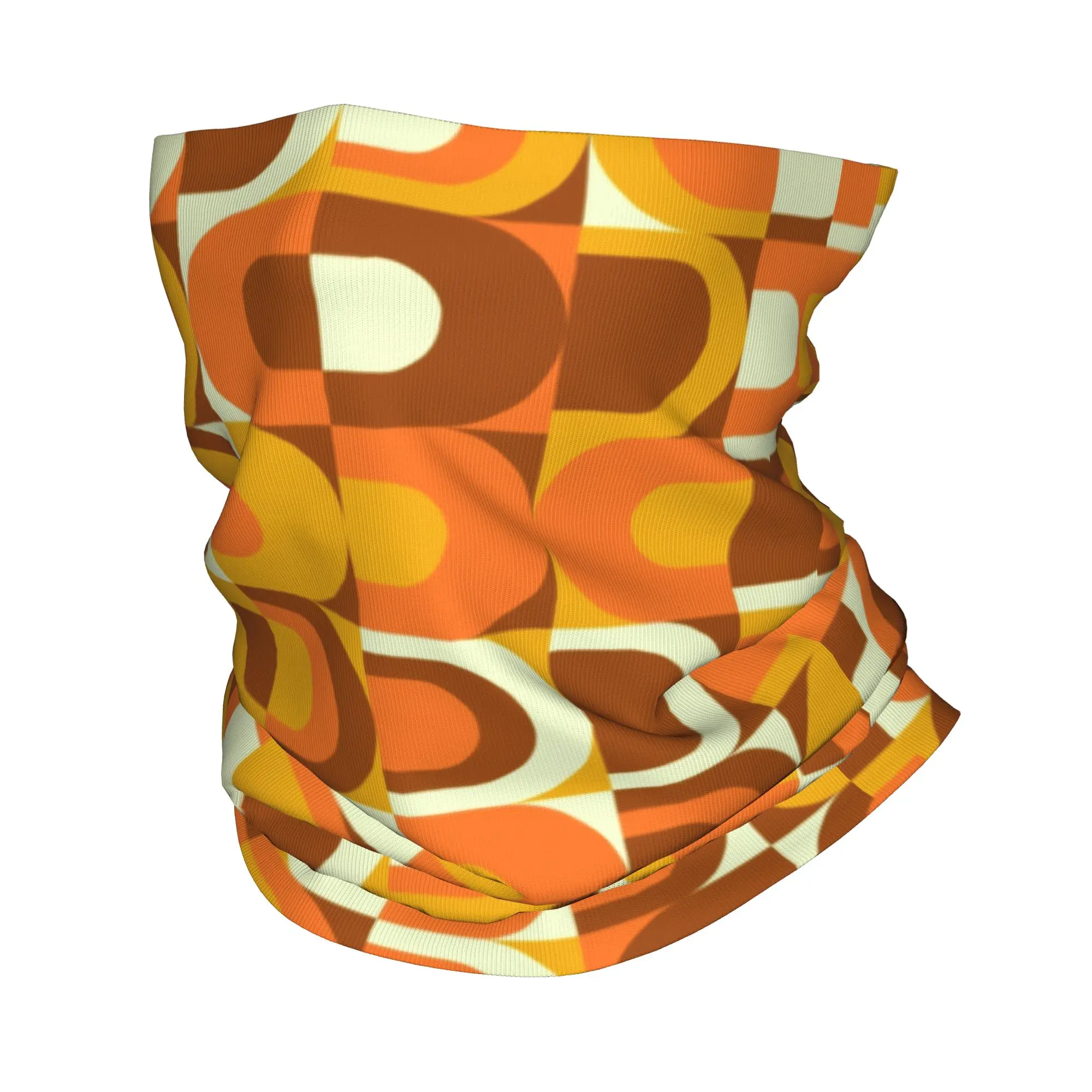70s Pattern Retro Inustrial in Orange Brown Tones Bandana Neck Warmer Ski Hiking Scarf Gaiter Geometric Colorful Face Cover
70s Pattern Retro Inustrial in Orange Brown Tones Bandana Neck Warmer Ski Hiking Scarf Gaiter Geometric Colorful Face Cover