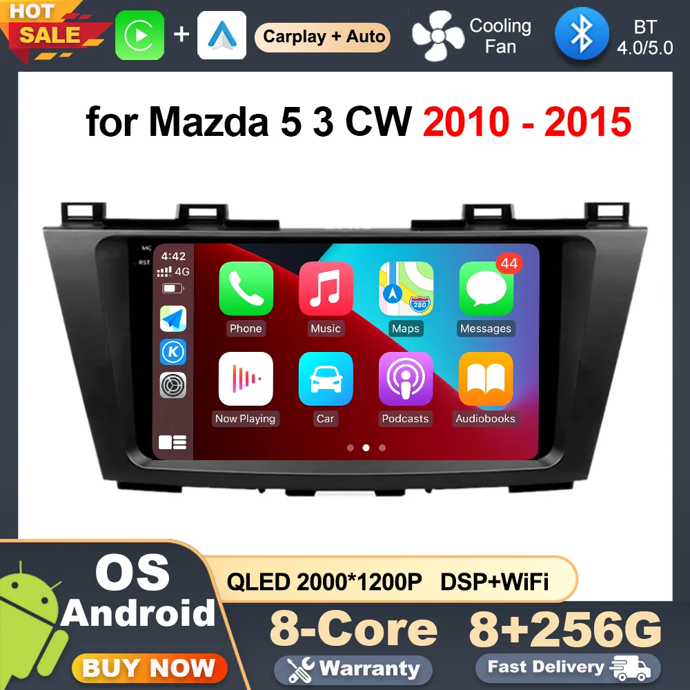 Car Multimedia Android OS For Mazda 5 3 CW 2010 - 2015 GPS Navi Stereo HD Video Player Bluetooth Wireless Carplay Auto Tools 4G
Car Multimedia Android OS For Mazda 5 3 CW 2010 - 2015 GPS Navi Stereo HD Video Player Bluetooth Wireless Carplay Auto Tools 4G