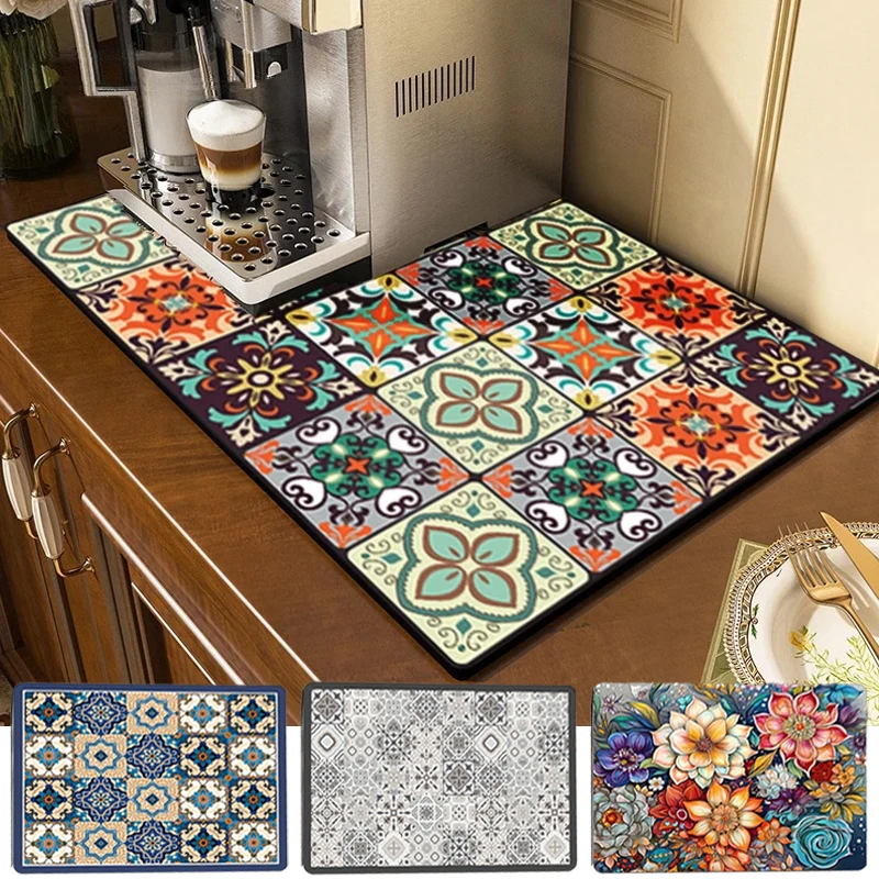 Kitchen Drainage Mat Dish Drying Pads Diatom Mud Absorbent Placemats Drainer Tableware Mat Accessorie Washing Machine Dust Cover
Kitchen Drainage Mat Dish Drying Pads Diatom Mud Absorbent Placemats Drainer Tableware Mat Accessorie Washing Machine Dust Cover