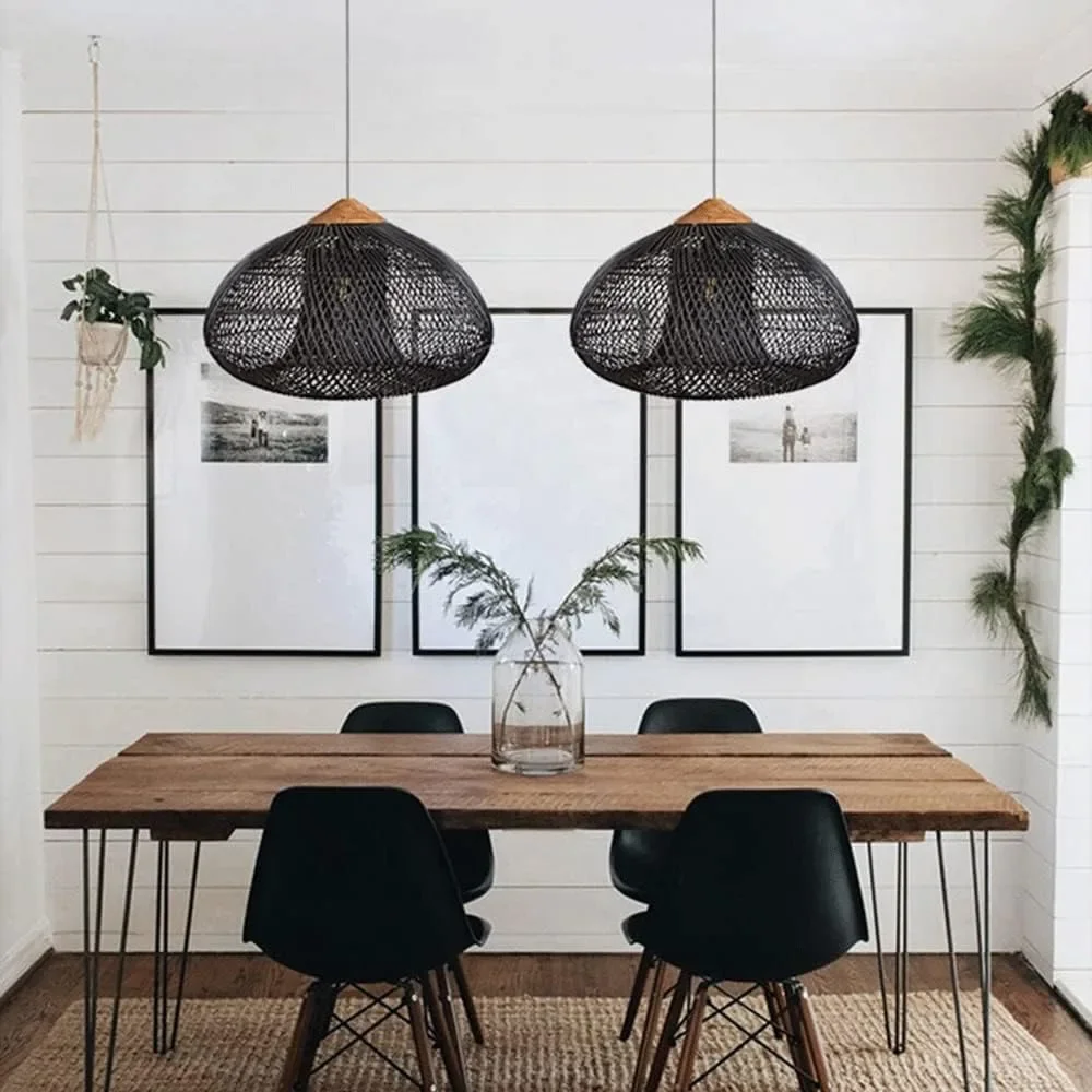 60/80cm Japanese Style Pendant Lamp E27/E26 Rattan Chandelier Black/Beige Droplight Lighting Fixture for Living Room Dining Room
60/80cm Japanese Style Pendant Lamp E27/E26 Rattan Chandelier Black/Beige Droplight Lighting Fixture for Living Room Dining Room