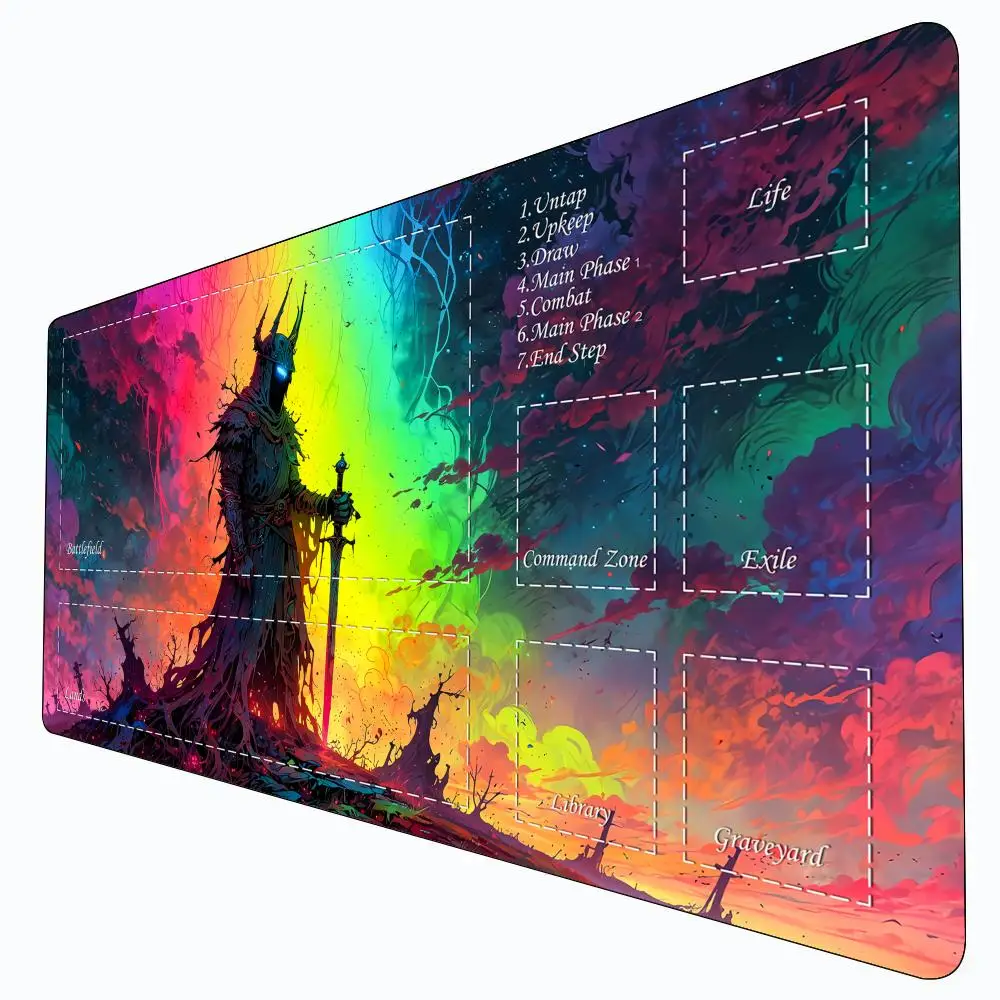Neon Abyss Knight MTG Playmat Magic Card Battle Mat Non-Slip Durable 35X60CM Commander playmat Board Game Mat for TCG
Neon Abyss Knight MTG Playmat Magic Card Battle Mat Non-Slip Durable 35X60CM Commander playmat Board Game Mat for TCG