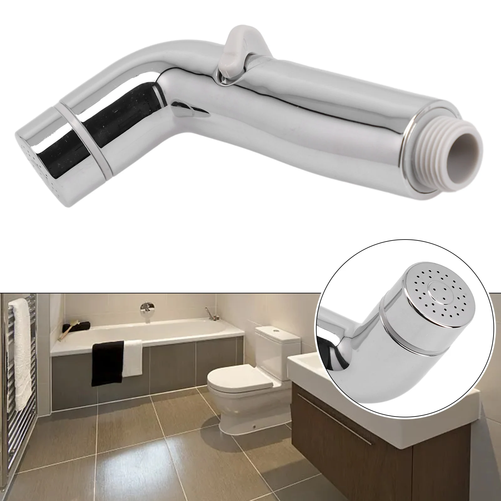 Brand New Toilet Bidet Sprayer Hand Shower No Splashing Replacement Silver Toilet Bidet Sprayer Water Saving 1pcs
Brand New Toilet Bidet Sprayer Hand Shower No Splashing Replacement Silver Toilet Bidet Sprayer Water Saving 1pcs