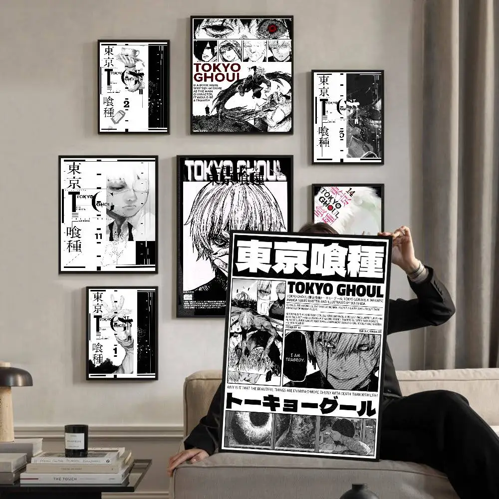 Anime Tokyo G-Ghoul Anime Posters Sticky Waterproof Paper Sticker Coffee House Bar Kawaii Room Decor
Anime Tokyo G-Ghoul Anime Posters Sticky Waterproof Paper Sticker Coffee House Bar Kawaii Room Decor