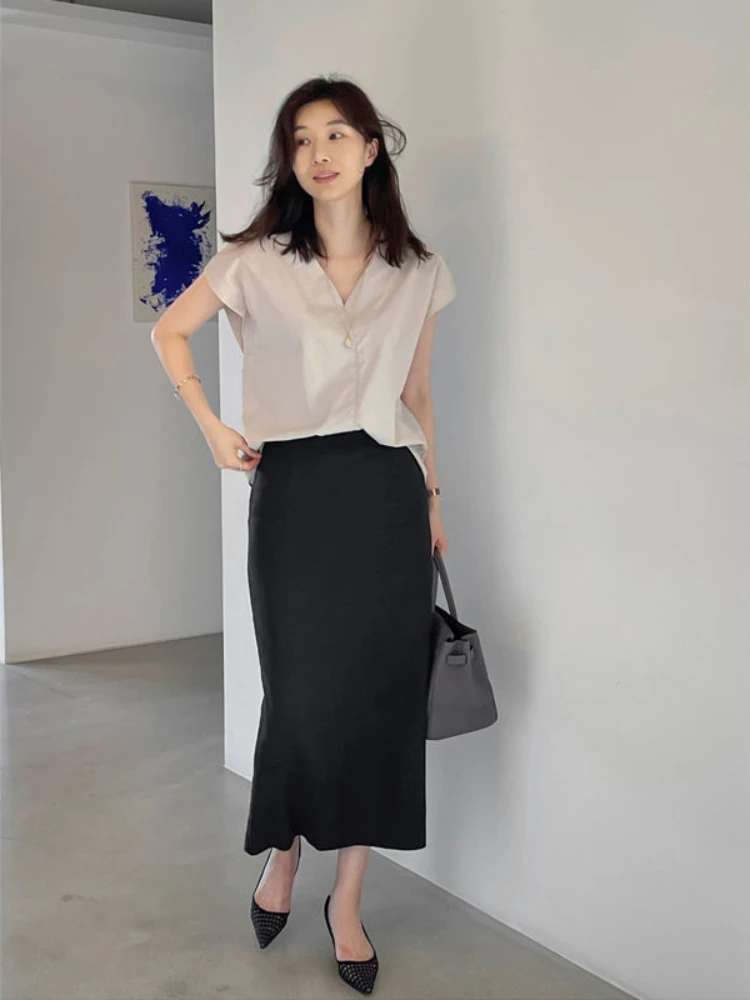 Shirts & Blouses For Women Half Sleeve Summer Loose Button Up Woman Top V Neck Simple Cheap Stylish Offer Aesthetic Hot Xl S Xxl
Shirts & Blouses For Women Half Sleeve Summer Loose Button Up Woman Top V Neck Simple Cheap Stylish Offer Aesthetic Hot Xl S Xxl