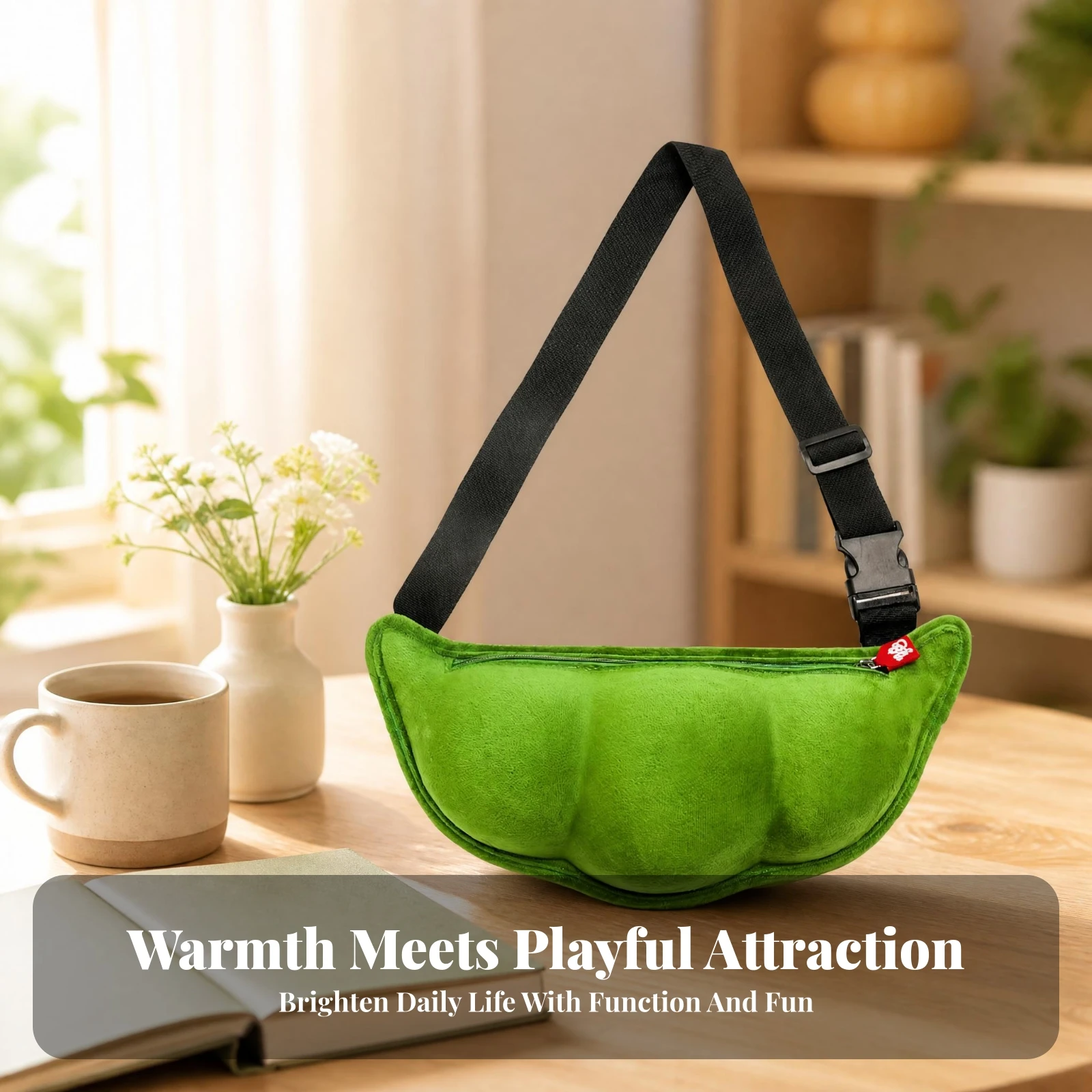 Pea-Pod Shoulder Bag Zippered Soft Shoulder Bag Personal Accessory Rounded Fashion Item Soft
Pea-Pod Shoulder Bag Zippered Soft Shoulder Bag Personal Accessory Rounded Fashion Item Soft