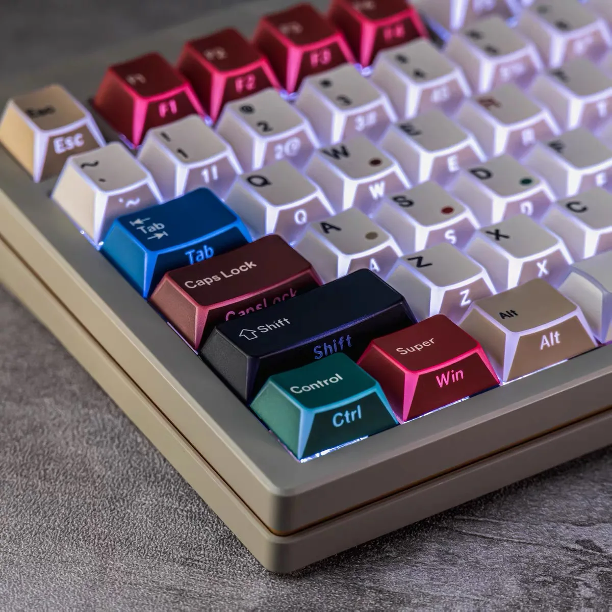 129 Keys Folding Shadow Mixed Lamp Sidelit Cherry Profile Dye Sub PBT Keycap for 68/75/87/98/104/108 MX Mechanical Keyboard
129 Keys Folding Shadow Mixed Lamp Sidelit Cherry Profile Dye Sub PBT Keycap for 68/75/87/98/104/108 MX Mechanical Keyboard