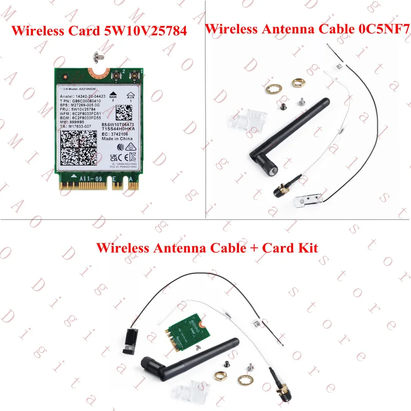 FRM WIFI Antenna Cable KIT/Card For Dell Optiplex 3080 5080 7080 3090 5090 7090 MFF
FRM WIFI Antenna Cable KIT/Card For Dell Optiplex 3080 5080 7080 3090 5090 7090 MFF