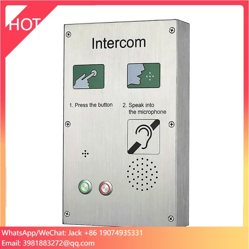 Handfree telephone intelligent audio digital doorphone intercom With POE power supply IP55 Emergency Intercom
Handfree telephone intelligent audio digital doorphone intercom With POE power supply IP55 Emergency Intercom