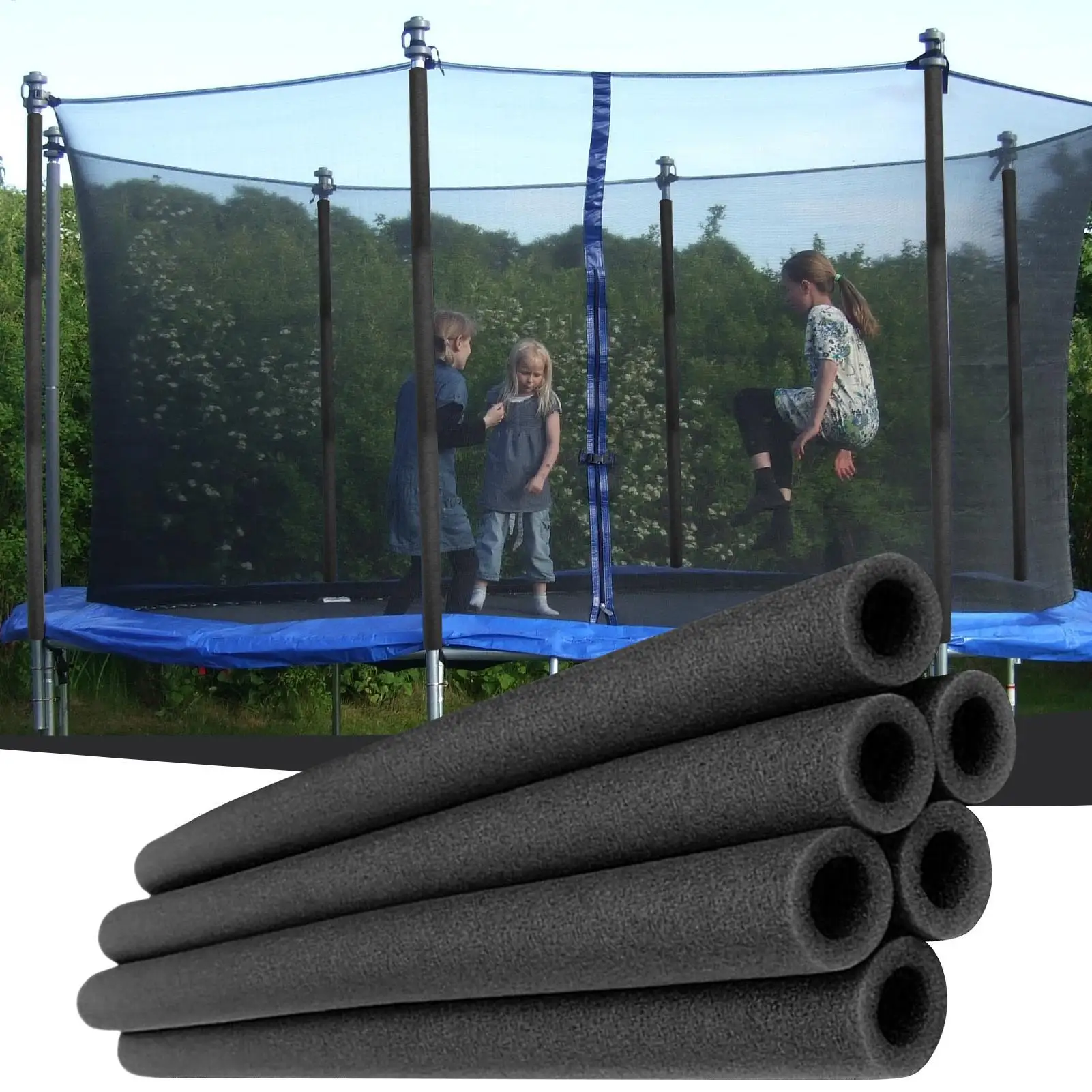 Trampoline Pole Foam Sleeves 6 Pieces Trampoline Enclosure Protection Tubes Padding Replacement Sturdy Secure for Safe Outdoor
Trampoline Pole Foam Sleeves 6 Pieces Trampoline Enclosure Protection Tubes Padding Replacement Sturdy Secure for Safe Outdoor