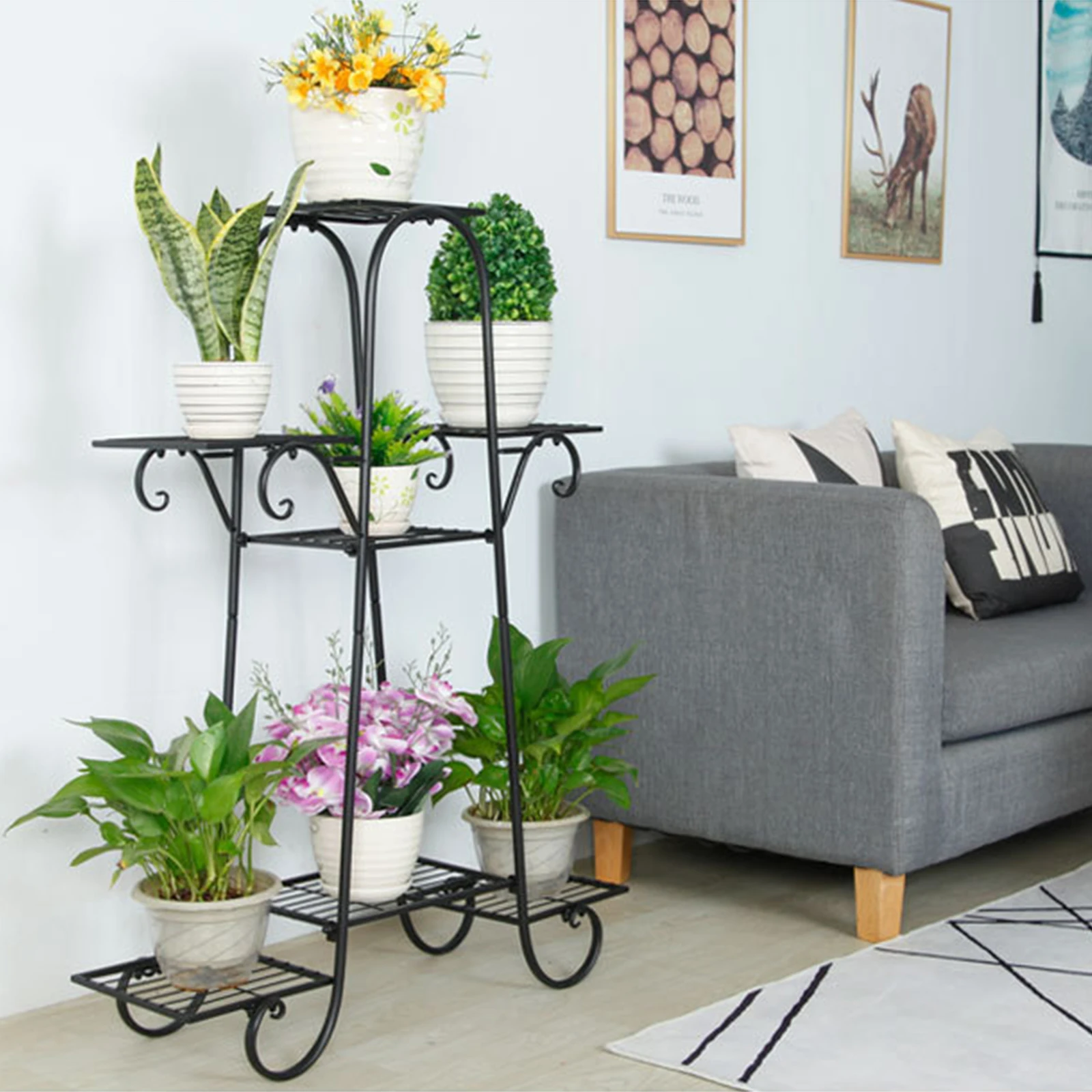 LOYALHEARTDY 7-Tier Plant Stand Flower Pot Display Holder Home Indoor/Outdoor Garden Planter Shelf Home Book Storage Rack
LOYALHEARTDY 7-Tier Plant Stand Flower Pot Display Holder Home Indoor/Outdoor Garden Planter Shelf Home Book Storage Rack