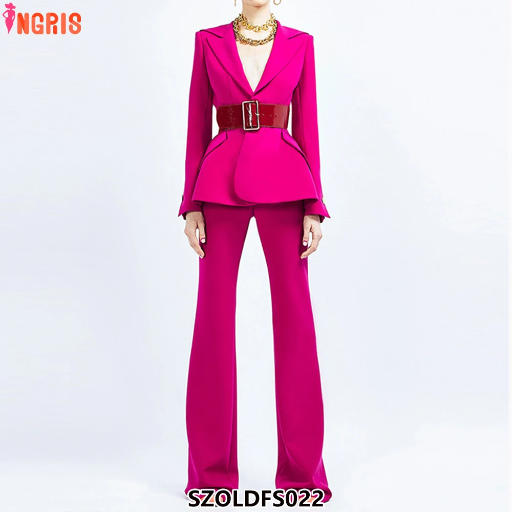 Top Celebrity Two Piece Fashion Blazer & Wide Leg Pants Handmade Beaded Women's Blazer Set-SZOLDFS022 
Top Celebrity Two Piece Fashion Blazer & Wide Leg Pants Handmade Beaded Women's Blazer Set-SZOLDFS022