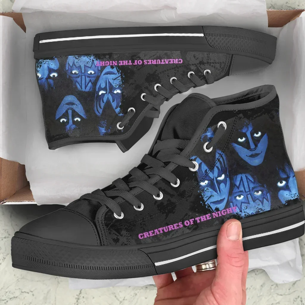Creatures of The Night Kiss Band Man Woman Canvas Shoes Lightweight High Quality High Help Casual Board Shoes Fashion Sneakers
Creatures of The Night Kiss Band Man Woman Canvas Shoes Lightweight High Quality High Help Casual Board Shoes Fashion Sneakers