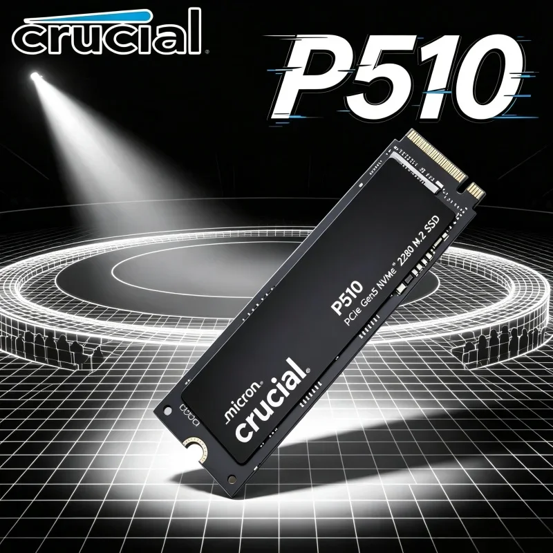 Crucial P510 PCIe Gen5 NVMe M2 2280 SSD 2TB Micron Original 3D NAND High Speed Loading Game Solid StateDisk For Notebook Desktop
Crucial P510 PCIe Gen5 NVMe M2 2280 SSD 2TB Micron Original 3D NAND High Speed Loading Game Solid StateDisk For Notebook Desktop