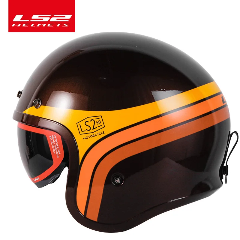 LS2 OF599 Retro Motorcycle Helmet Can Add Bubble Visor LS2 Spitfire Vintage Casque Moto
LS2 OF599 Retro Motorcycle Helmet Can Add Bubble Visor LS2 Spitfire Vintage Casque Moto