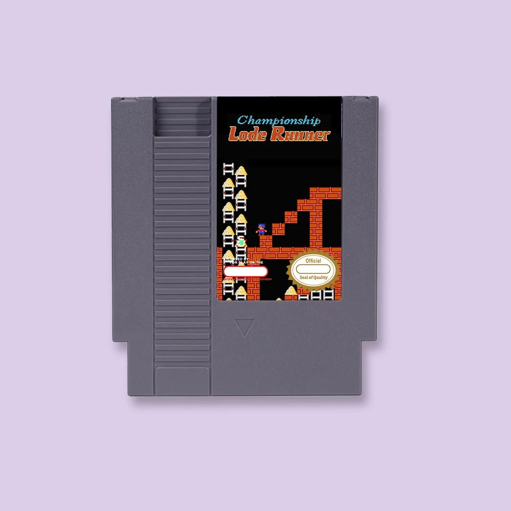 For Championship Lode Runner 72 pins Game Cartridge for 8bit NES Video Game Console
For Championship Lode Runner 72 pins Game Cartridge for 8bit NES Video Game Console
