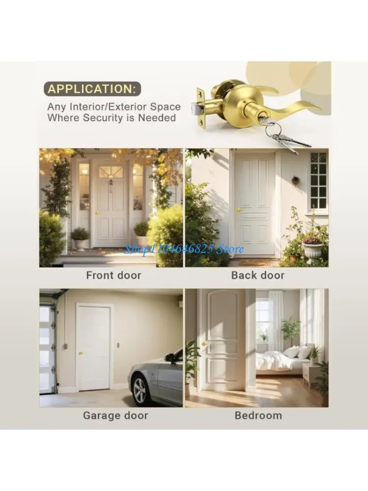 Zincs Alloy Door Lock Thickened Entry Door Handle with Lock and Waterproof and AntiRust Door Handle Lock Enduring
Zincs Alloy Door Lock Thickened Entry Door Handle with Lock and Waterproof and AntiRust Door Handle Lock Enduring