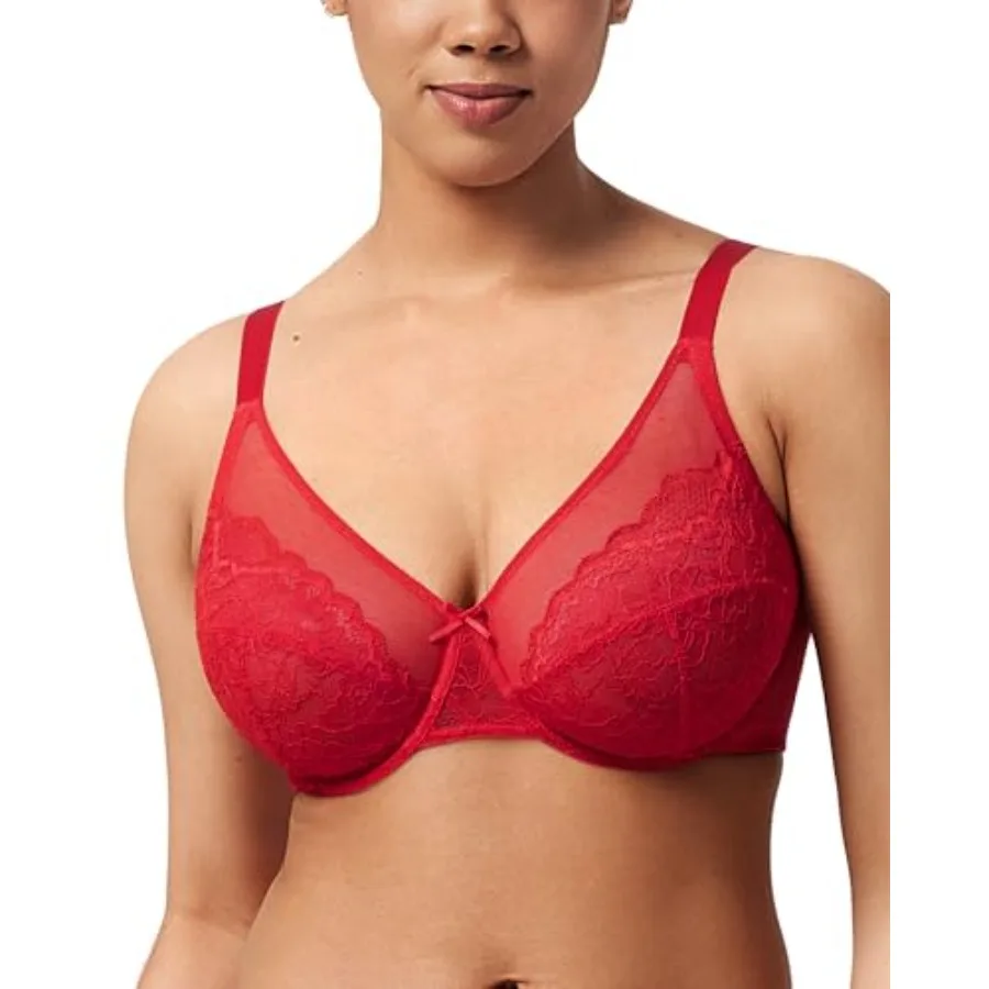 HSIA Minimizer Bras for Women Enchante Full Coverage Underwire Bras Plus Size Lifting Floral Lace Bra for Heavy Breast
HSIA Minimizer Bras for Women Enchante Full Coverage Underwire Bras Plus Size Lifting Floral Lace Bra for Heavy Breast