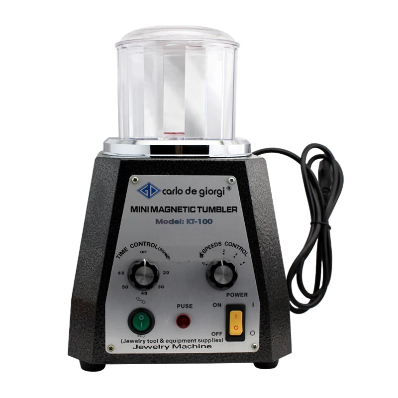 Mini Magnetic Tumbler Magnetic Polishing Machine Diamond Polishing Tumbler Gemstone Polisher KT-100
Mini Magnetic Tumbler Magnetic Polishing Machine Diamond Polishing Tumbler Gemstone Polisher KT-100