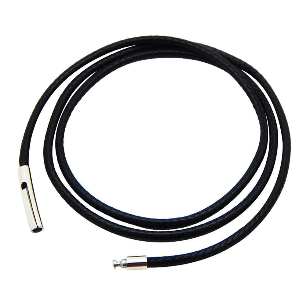 Snap Wax Rope Necklace Cord Black Stainless Steel DIY Jewelry Making Pendant Ropes Bracelet Hanging Thread Choker
Snap Wax Rope Necklace Cord Black Stainless Steel DIY Jewelry Making Pendant Ropes Bracelet Hanging Thread Choker