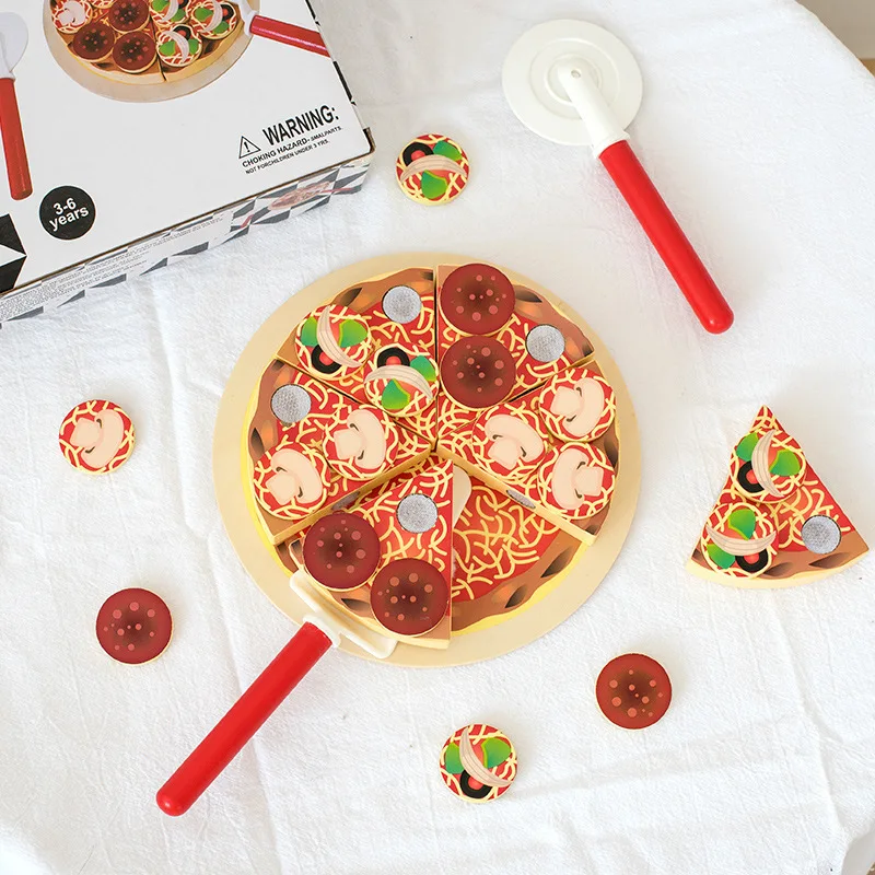 Pretend Play Wooden Pizza Kitchen Toy Educational Sensory Color Recognition Game for 2+ Years Old Children Gift
Pretend Play Wooden Pizza Kitchen Toy Educational Sensory Color Recognition Game for 2+ Years Old Children Gift