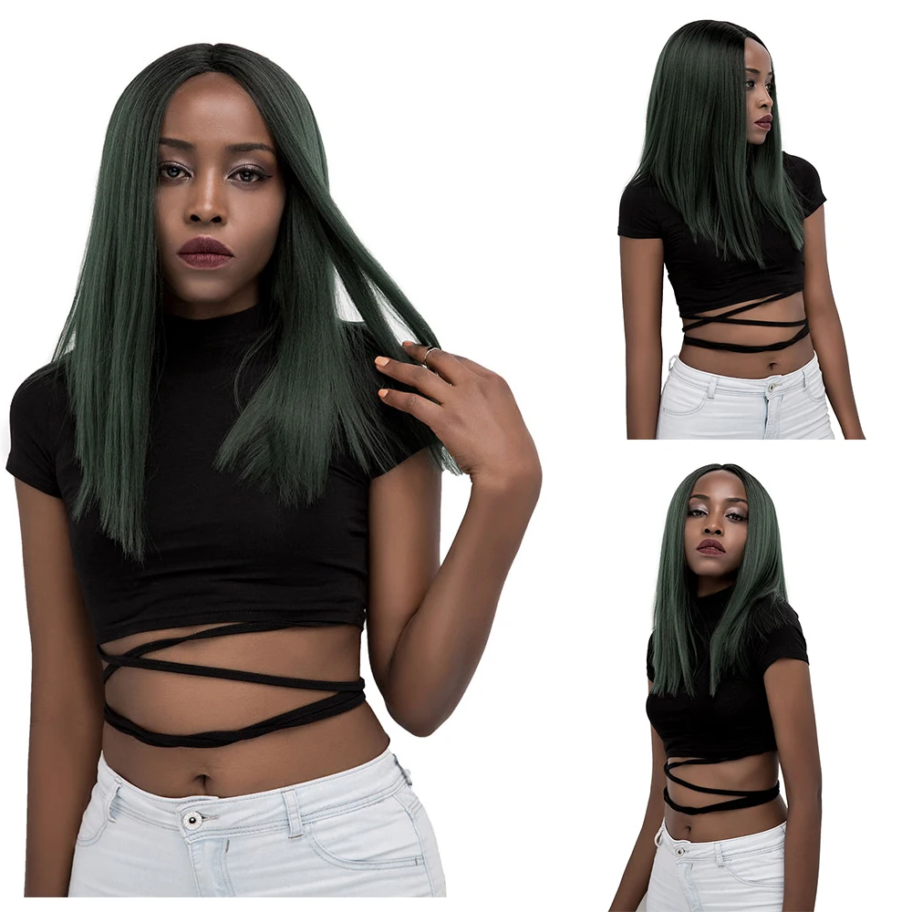 Yaki Straight Short Bob Wig Ombre Blue Synthetic Lace Wigs For Black Women Shoulder Length Blunt Cut Hair Heat Resistant X-TRESS
Yaki Straight Short Bob Wig Ombre Blue Synthetic Lace Wigs For Black Women Shoulder Length Blunt Cut Hair Heat Resistant X-TRESS