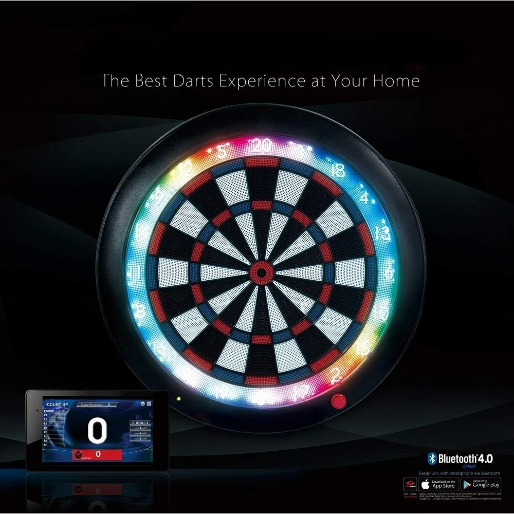 Электронная дартс-доска с технологией Bluetooth 3S для умного подсчета очков, для игр в помещении, синяя
Электронная дартс-доска с технологией Bluetooth 3S для умного подсчета очков, для игр в помещении, синяя