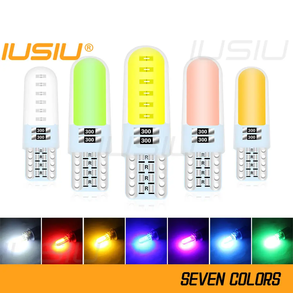 Силиконовый светодиодный индикатор IUSIU 1x T10 W5W WY5W 194, лампочка COB, номерной знак, фотолампа для парковки и чтения дверей, автомобильная фотолампа
Силиконовый светодиодный индикатор IUSIU 1x T10 W5W WY5W 194, лампочка COB, номерной знак, фотолампа для парковки и чтения дверей, автомобильная фотолампа