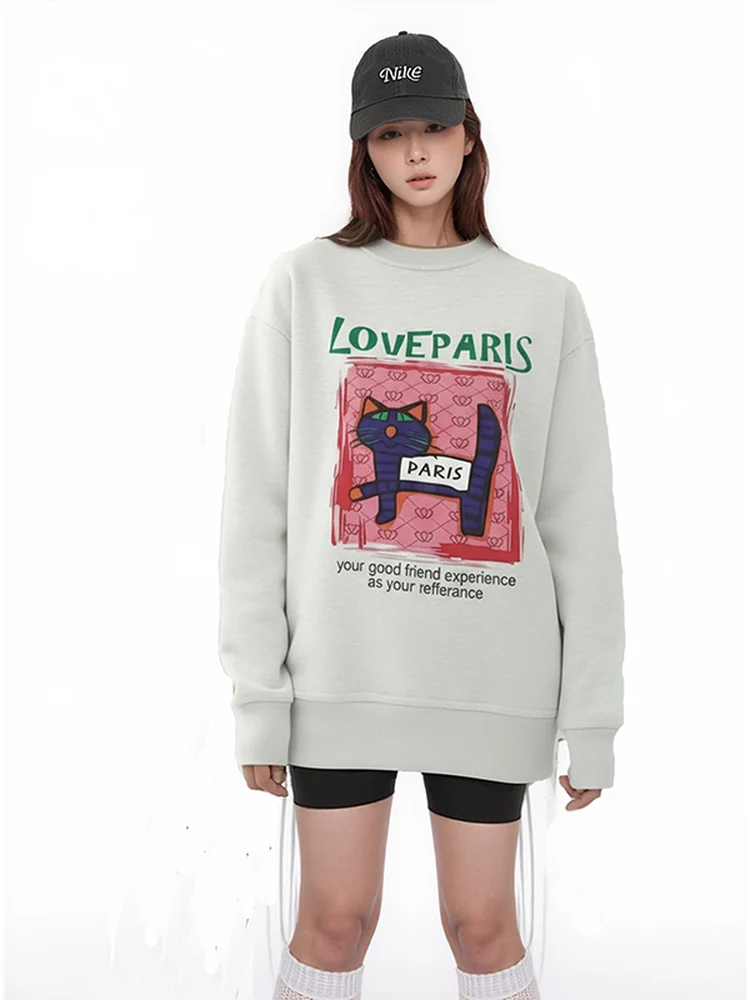 Женская толстовка Round Ne Ort в корейском стиле, модная, весенне-осенняя, омолаживающая, из смесового хлопка, длинный рукав, для улицы...
Женская толстовка Round Ne Ort в корейском стиле, модная, весенне-осенняя, омолаживающая, из смесового хлопка, длинный рукав, для улицы...