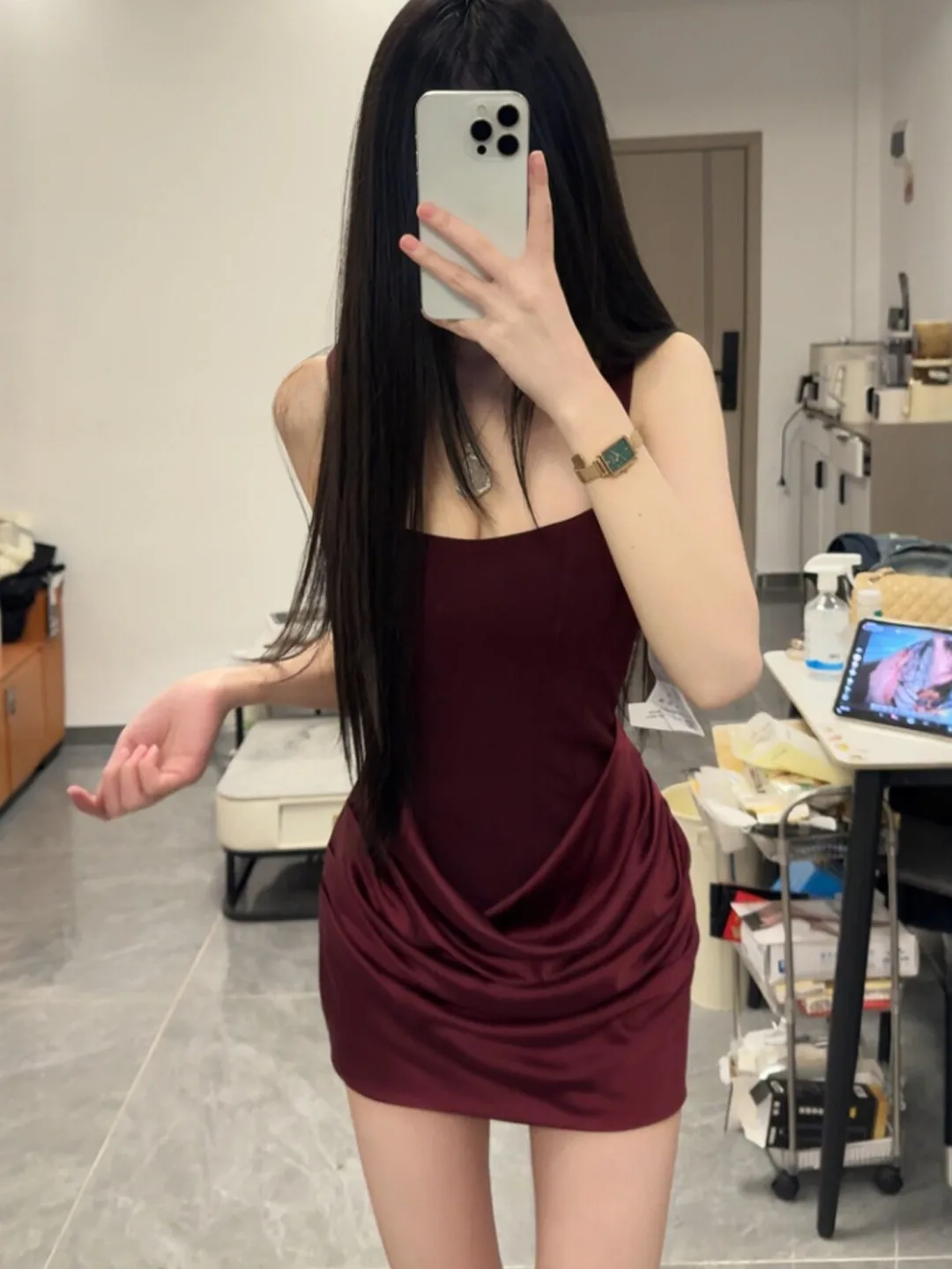 Ele Purple Bodycon Dr Sexy Strapl Design Summer Faion Casual Outfit oulder Baring Waist Cinched Mid-Length Skirt
Ele Purple Bodycon Dr Sexy Strapl Design Summer Faion Casual Outfit oulder Baring Waist Cinched Mid-Length Skirt