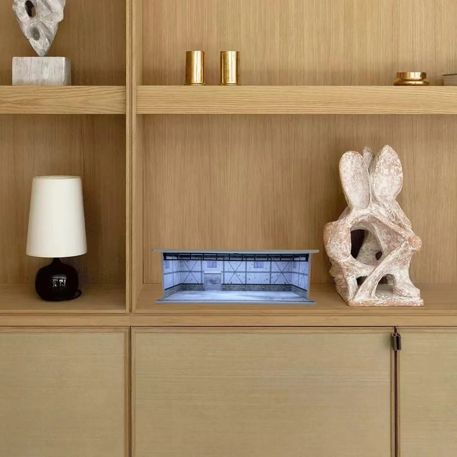 1/64 Диорама Автомобильная витрина с подсветкой Пейзаж Мини-модель автомобиля Ящик для хранения 
1/64 Диорама Автомобильная витрина с подсветкой Пейзаж Мини-модель автомобиля Ящик для хранения