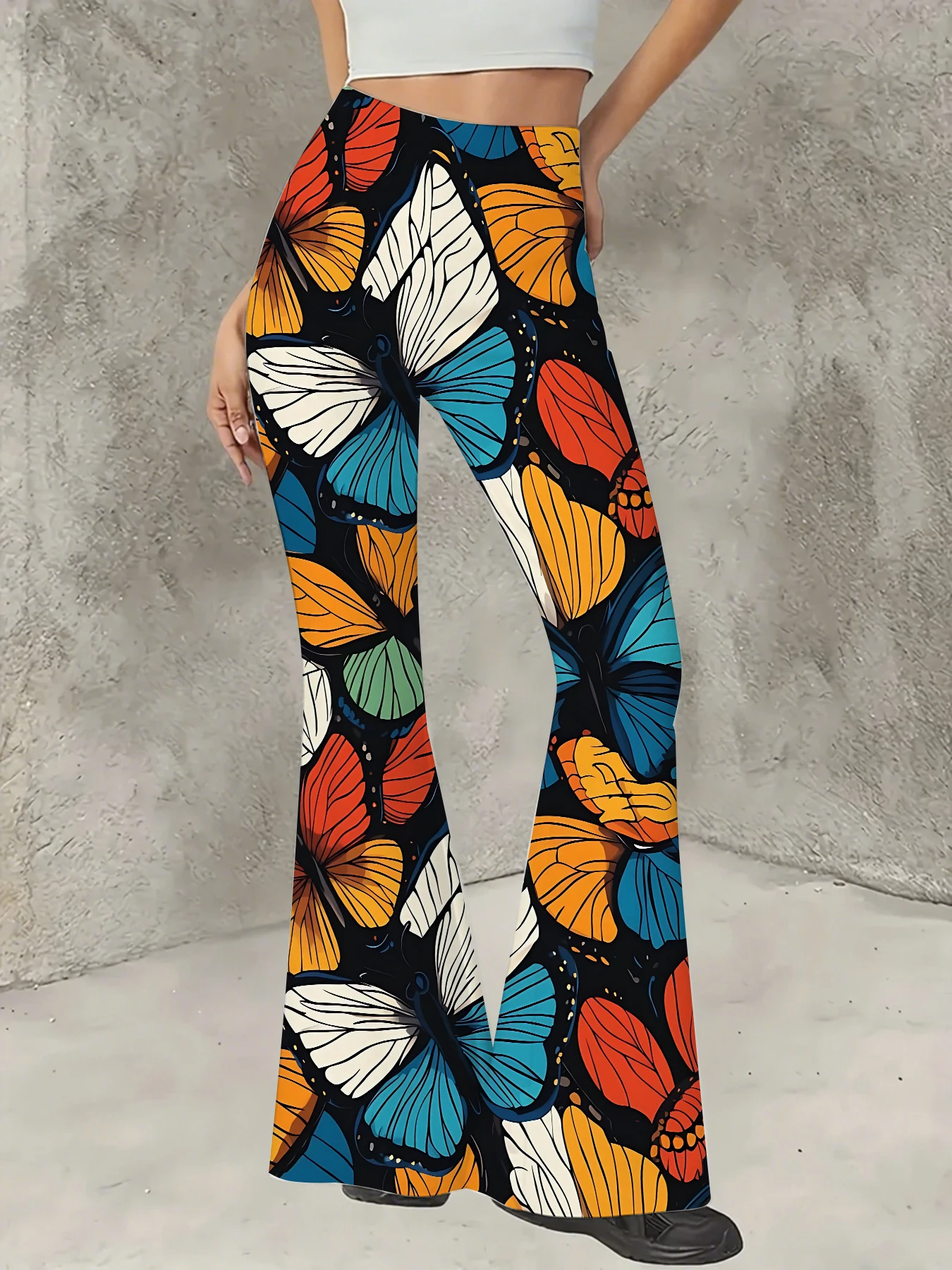 Women's All-Over Print Flared Leggings Stretchy High Waist Bell Bottom Pants
Women's All-Over Print Flared Leggings Stretchy High Waist Bell Bottom Pants