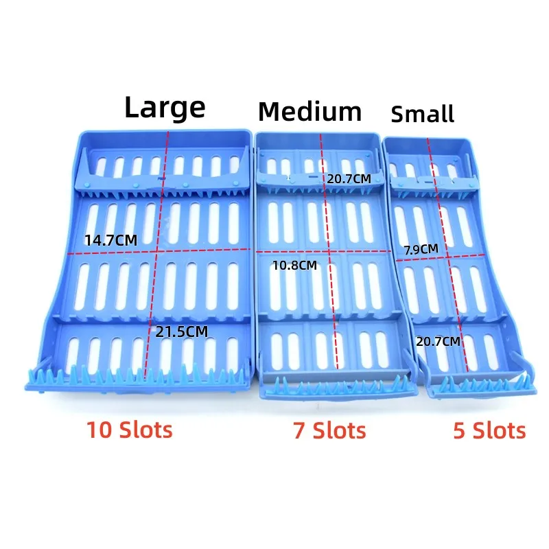 1pcs Dental Disinfection box Tray Plastic Blue Sterilization Plate For 5/7/10 slots Instruments Autoclavable Dental Tools
1pcs Dental Disinfection box Tray Plastic Blue Sterilization Plate For 5/7/10 slots Instruments Autoclavable Dental Tools
