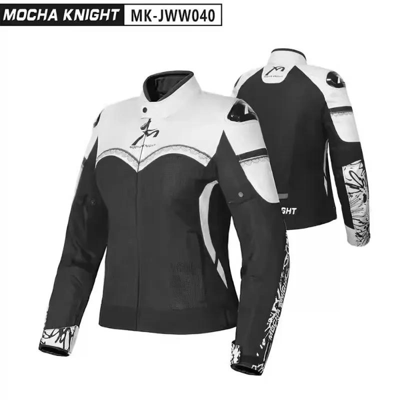 MK-JW040 Motorcycle Jacket Women's Spring/summer Cycling Polyester Fabric Windproof Breathable and Fallproof Locomotive Jacket
MK-JW040 Motorcycle Jacket Women's Spring/summer Cycling Polyester Fabric Windproof Breathable and Fallproof Locomotive Jacket