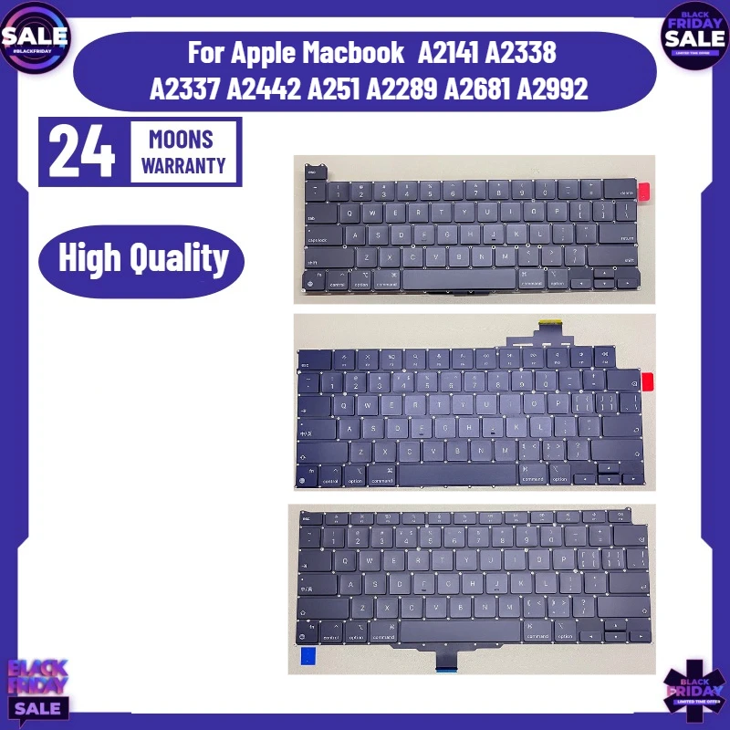New For Apple Macbook A2141 A2338 A2337 A2442 A251 A2289 A2681 A2992 Key Keycaps Keys Cap Scissor Keyboards Black
New For Apple Macbook A2141 A2338 A2337 A2442 A251 A2289 A2681 A2992 Key Keycaps Keys Cap Scissor Keyboards Black