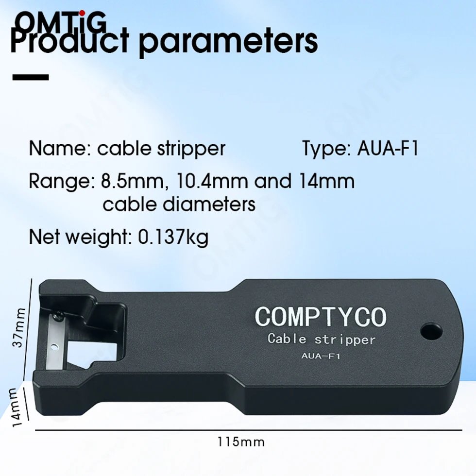 Cable Sheath Cutting Machine Longitudinal Stripper -F1 Cable Sheath Slitter 8.5mm 10.4mm 14mm
Cable Sheath Cutting Machine Longitudinal Stripper -F1 Cable Sheath Slitter 8.5mm 10.4mm 14mm