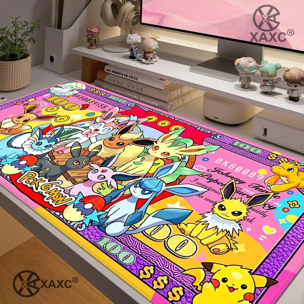HD Pokemon banknotes Kawaii Japan Anime Mouse Pad PC Accessories Eevee Gamer XXL Keyboard Laptop Gaming carpet Rubber Desk Mat
HD Pokemon banknotes Kawaii Japan Anime Mouse Pad PC Accessories Eevee Gamer XXL Keyboard Laptop Gaming carpet Rubber Desk Mat