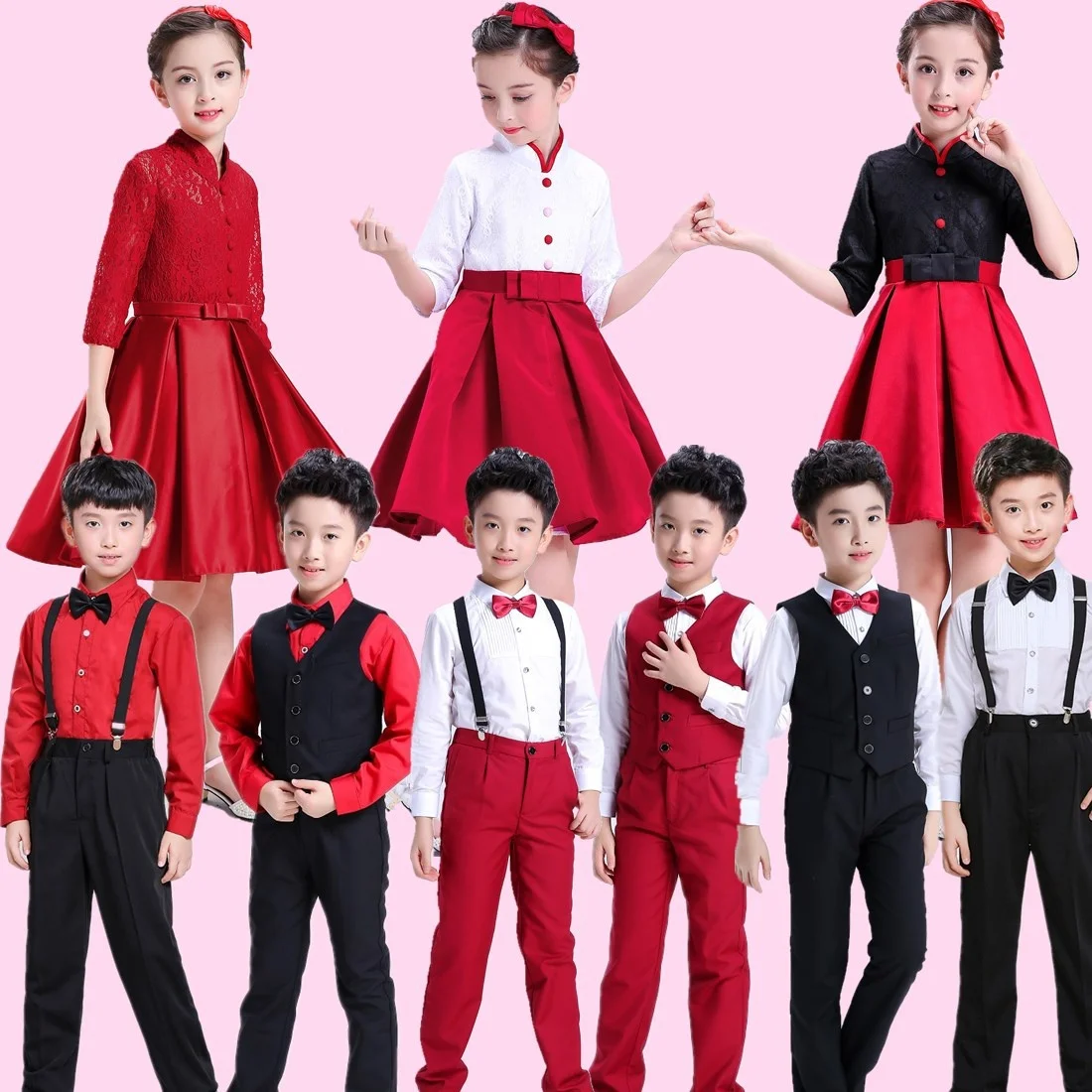 Autumn and Winter Children's Choir Performance Costume Middle School Primary School Performance Costume Student stage costumes
Autumn and Winter Children's Choir Performance Costume Middle School Primary School Performance Costume Student stage costumes