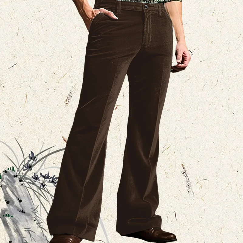 Men's Velvet Suit Pants Solid Color Straight Leg Wide Leg Trousers For Banquet Wedding Party
Men's Velvet Suit Pants Solid Color Straight Leg Wide Leg Trousers For Banquet Wedding Party