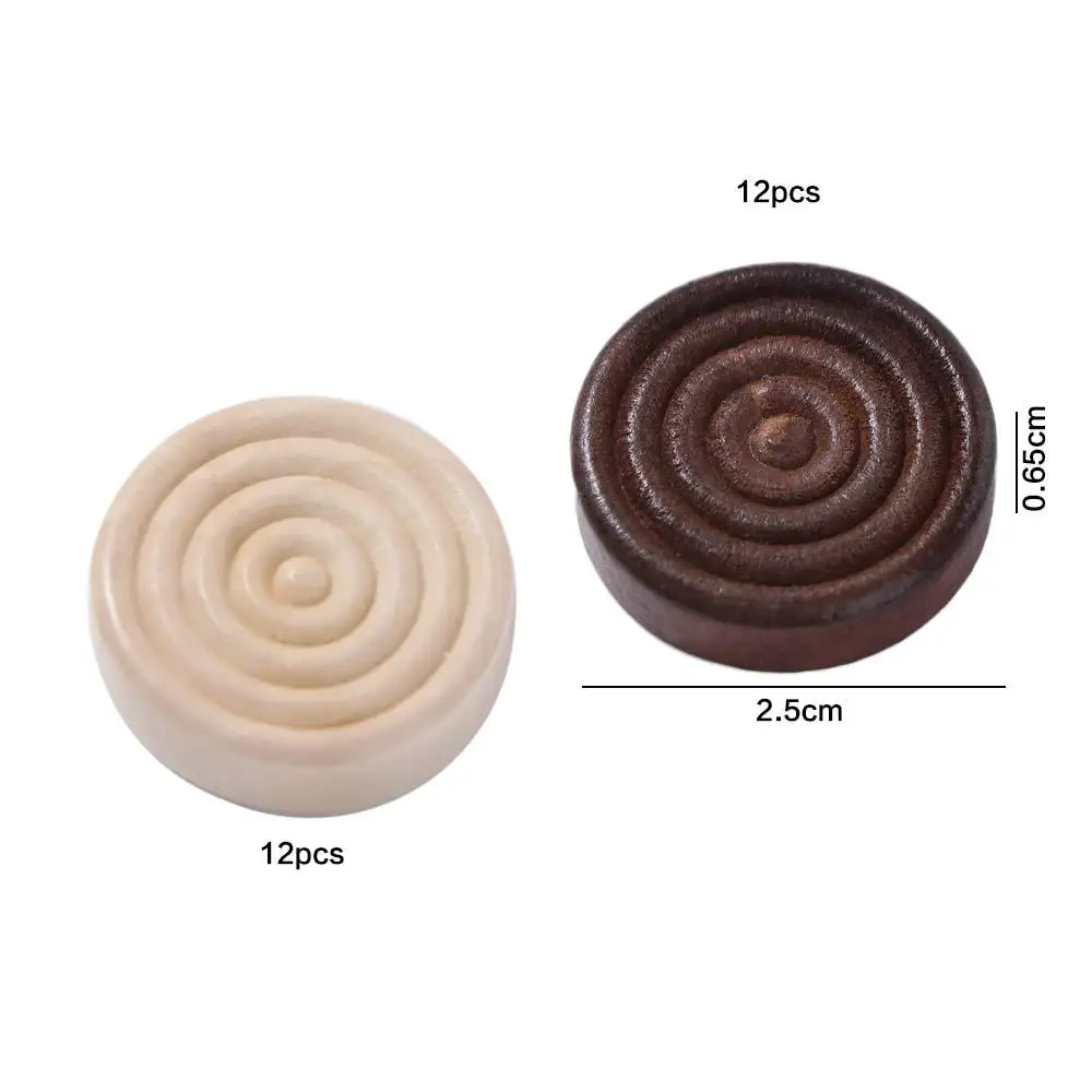 24Pcs/set International Checker Pieces Set Standard Education Chess Game Accessories Wooden Delicate Wooden Checker Pieces
24Pcs/set International Checker Pieces Set Standard Education Chess Game Accessories Wooden Delicate Wooden Checker Pieces