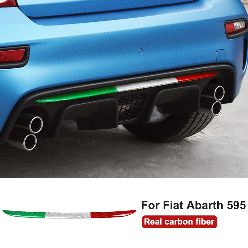 For Fiat Abarth 595 Car Rear Bumper Cover Decorative Sticker Real Carbon Fiber Italian Color Exterior Modification Accessories
For Fiat Abarth 595 Car Rear Bumper Cover Decorative Sticker Real Carbon Fiber Italian Color Exterior Modification Accessories