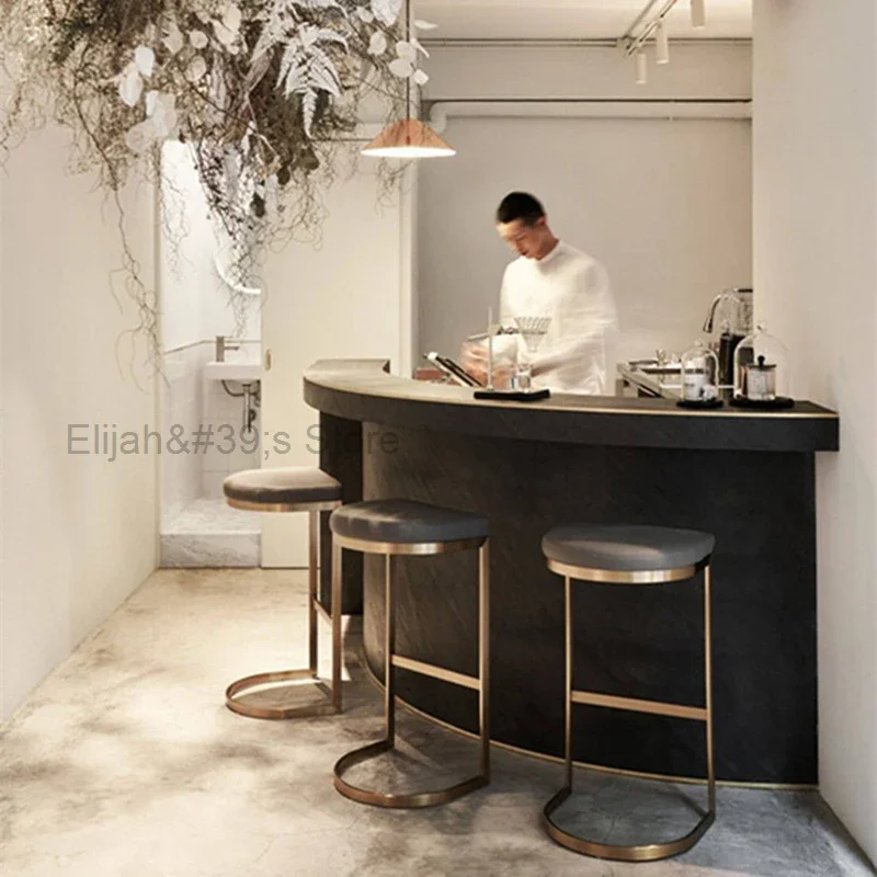 High Luxury Nordic Bar Stools Designer Gold Leg Reception Iron Modern Bar Chairs Restaurant Leisure Sgabelli Da Bar Furniture WK
High Luxury Nordic Bar Stools Designer Gold Leg Reception Iron Modern Bar Chairs Restaurant Leisure Sgabelli Da Bar Furniture WK