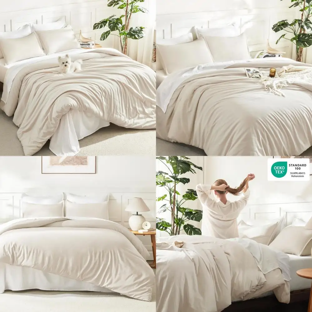 Oversized Queen Solid Lightweight 3-Piece Comforter Set, All-Season Bedding with 98x98 Comforter & 2 Pillowcases
Oversized Queen Solid Lightweight 3-Piece Comforter Set, All-Season Bedding with 98x98 Comforter & 2 Pillowcases