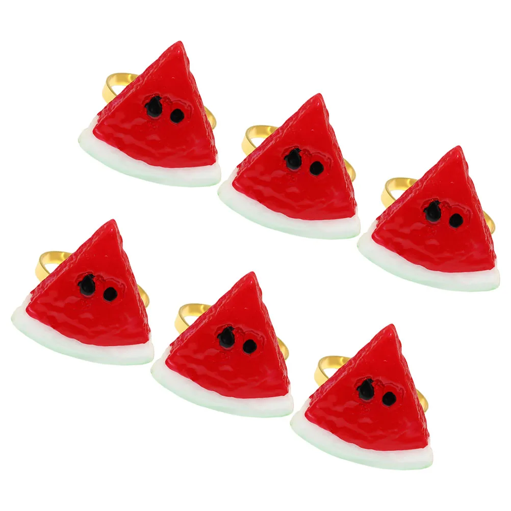 6pcs Watermelon Napkin Rings Summer Party Decorative Resin Buckle Holiday Table Accessories Dinner Serviette Holder
6pcs Watermelon Napkin Rings Summer Party Decorative Resin Buckle Holiday Table Accessories Dinner Serviette Holder