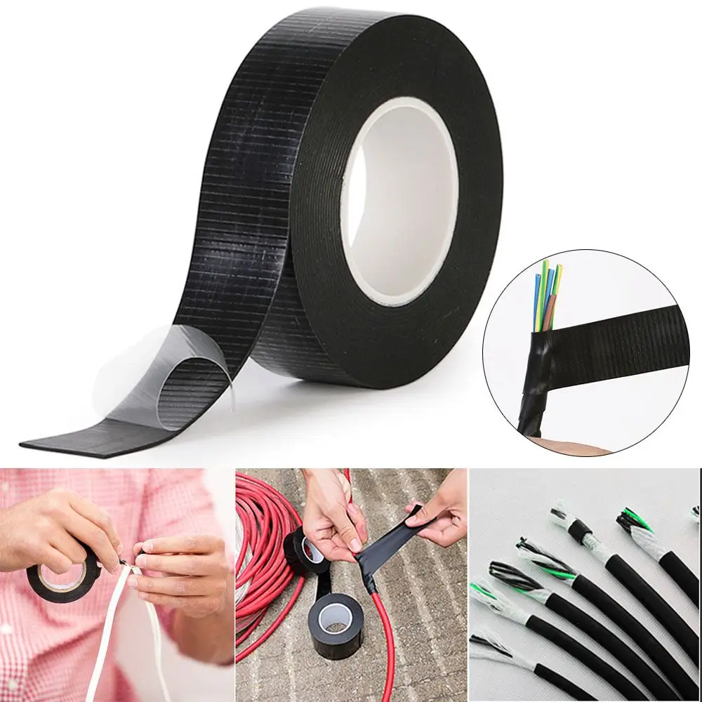 Durable Waterproof Electrical Supplies Tube Repair Weld Tape Self Adhesive Waterproof Rubber Self-Amalgamating Tape Sealing
Durable Waterproof Electrical Supplies Tube Repair Weld Tape Self Adhesive Waterproof Rubber Self-Amalgamating Tape Sealing
