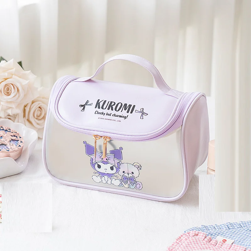 Kuromi Girl Popular Cartoon Portable Cosmetic Storage Bag My Melody Sanrio Kawaii Travel Portable Waterproof Pu Toiletries Bag
Kuromi Girl Popular Cartoon Portable Cosmetic Storage Bag My Melody Sanrio Kawaii Travel Portable Waterproof Pu Toiletries Bag